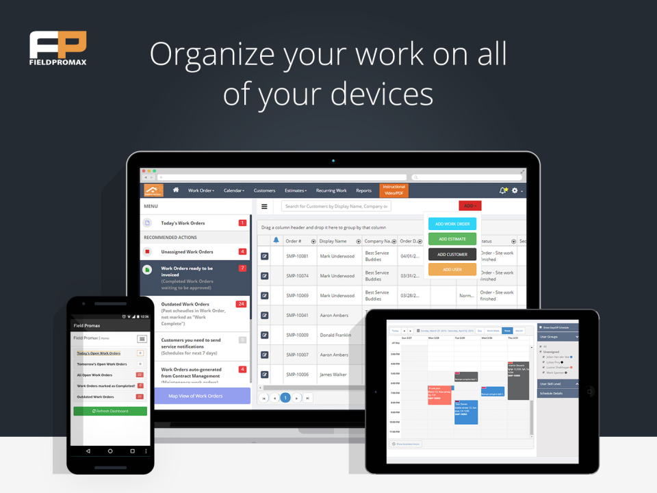 screenshot of Field Promax